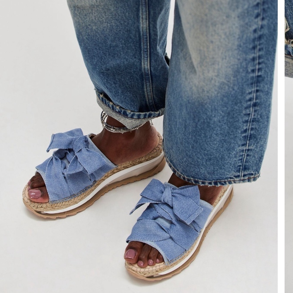 Free People Chapmin Sport Sandal Blue Casual Sandals with Cushioned Footbed